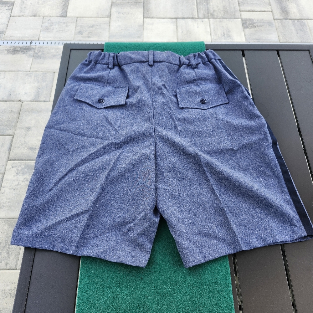 United States Post Office carrier pants shorts uniform size 16 blue gray stripe